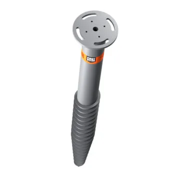 Pilon Înșurubat Profesional FIRST BASE Ø114 x 1300mm – Flanșă Rotundă – Fixare M24