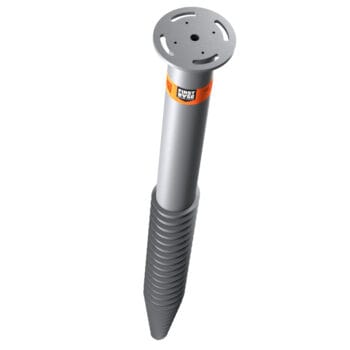 Pilon Înșurubat Profesional FIRST BASE Ø140 x 2600mm – Flanșă Rotundă – Fixare M24