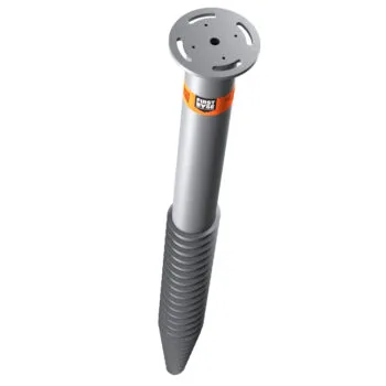 Pilon Înșurubat Profesional FIRST BASE Ø140 x 2600mm – Flanșă Rotundă – Fixare M24