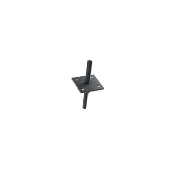 Pilon Înșurubat Profesional FIRST BASE V-63 Pole holder M16 90x90mm – Flanșă Pătrată – Fixare M10