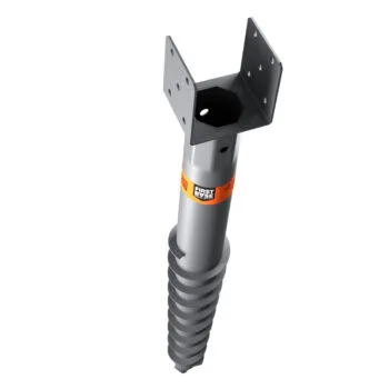 Acasa 34 Pilon Înșurubat Profesional Ø63.5 x 800mm – Suport U70 pentru Stâlpi Lemn